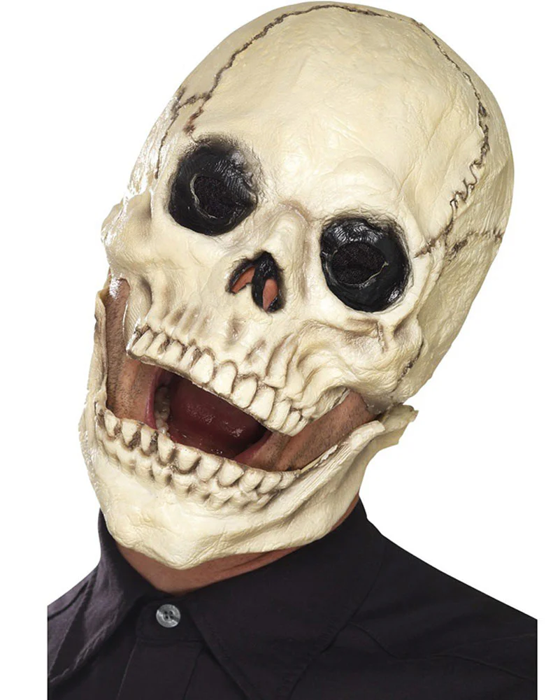 Realistic Skull Mask with Moving Jaw - Image 2