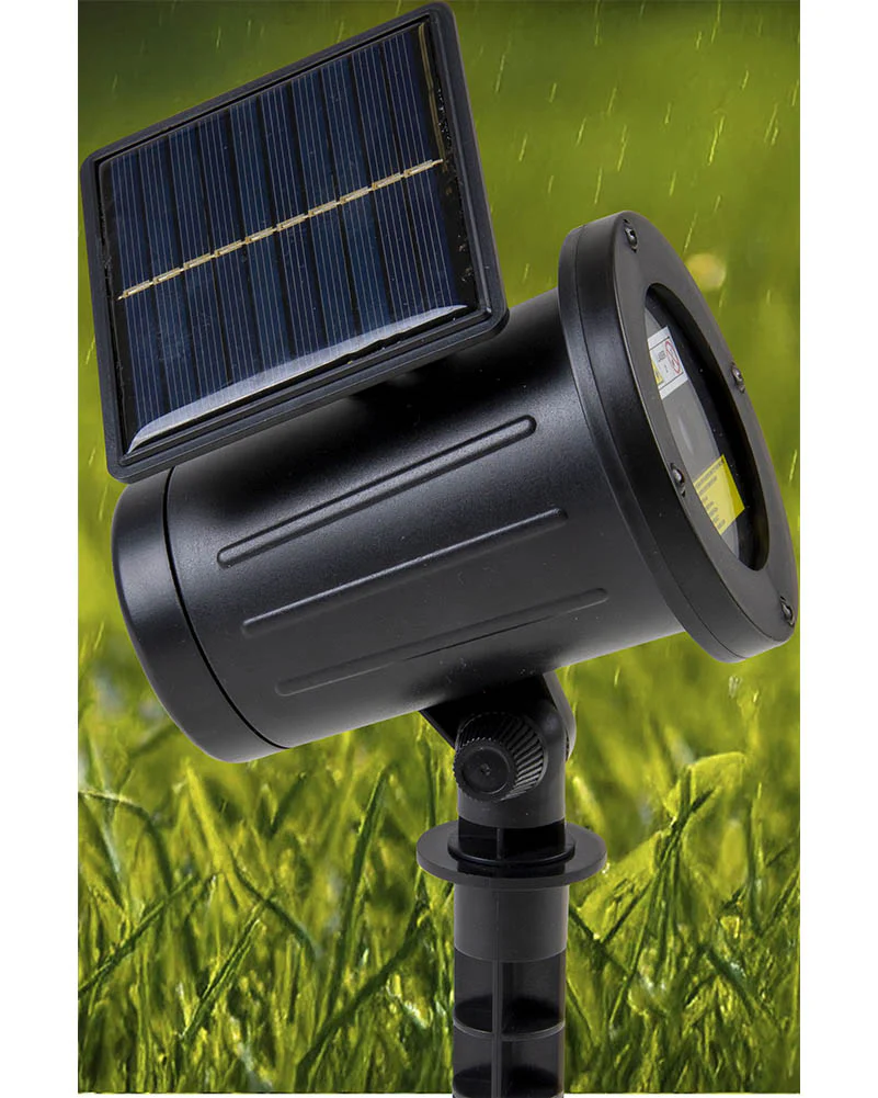 Red and Green Icons Solar Powered Motion Laser Light - Image 3