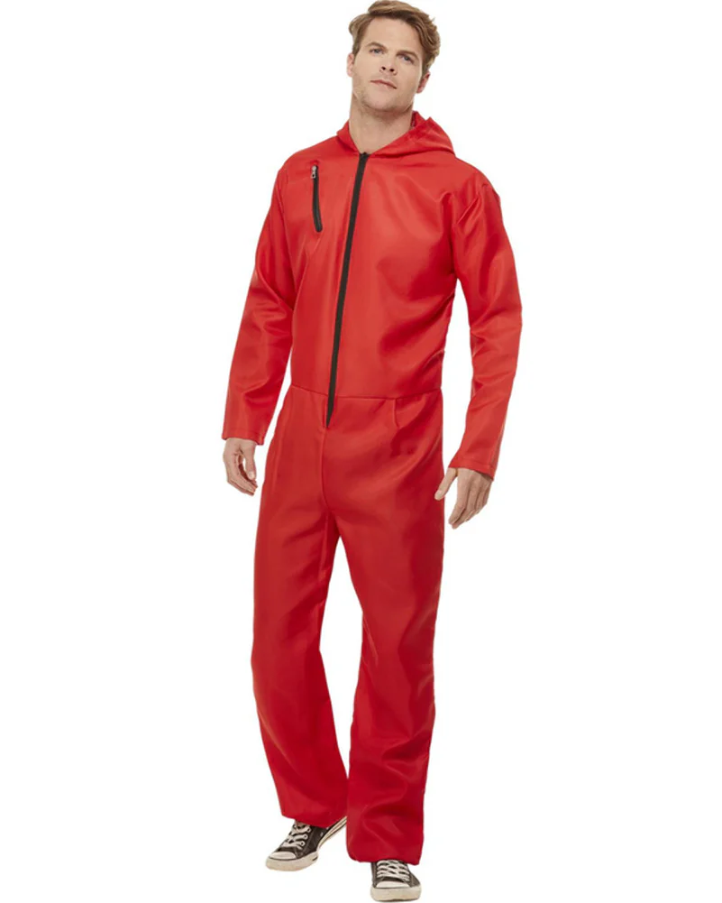 Red Bank Robber Mens Costume - Image 2