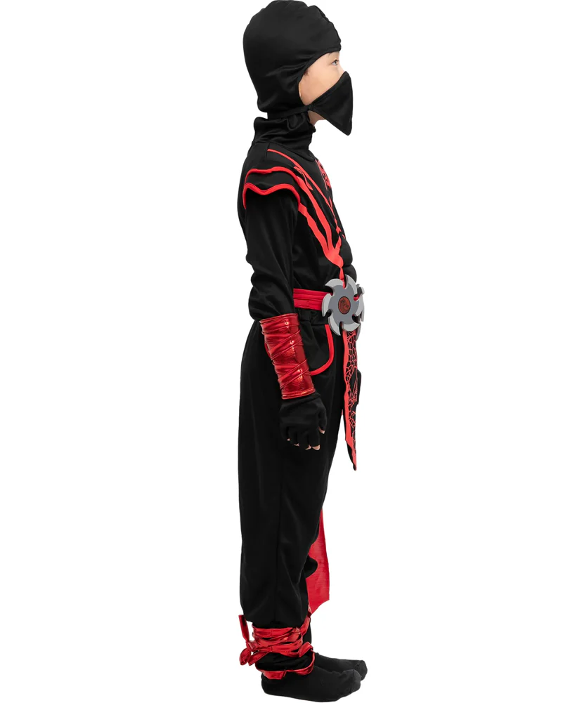 Red Dragon Ninja Toddler and Kids Costume - Image 3