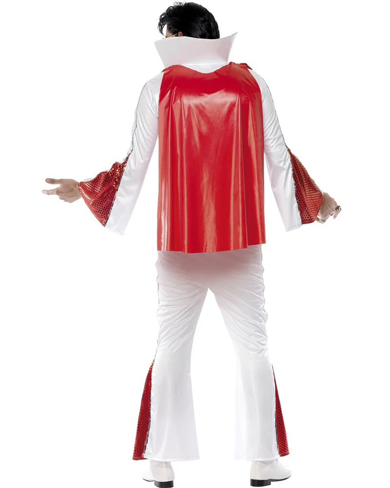 Red Elvis Flare Mens Costume - Image 3
