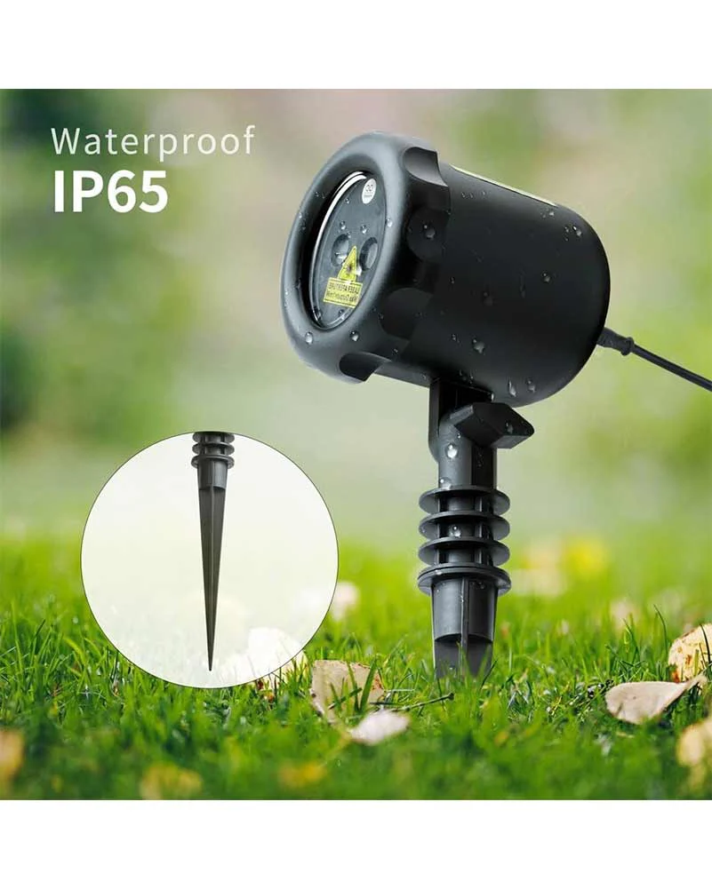Red Green and Blue Dots Motion Laser Light with Remote Control - Image 2