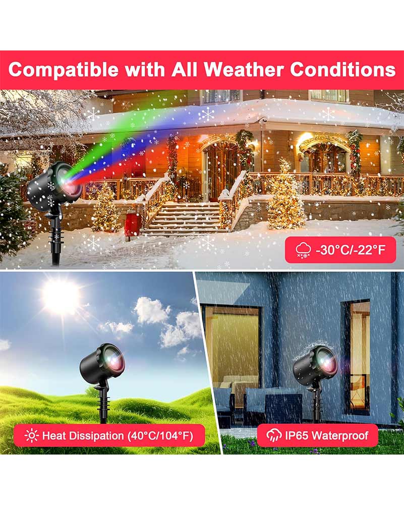 Red Green and Blue Dots Motion Laser Light with Remote Control - Image 6