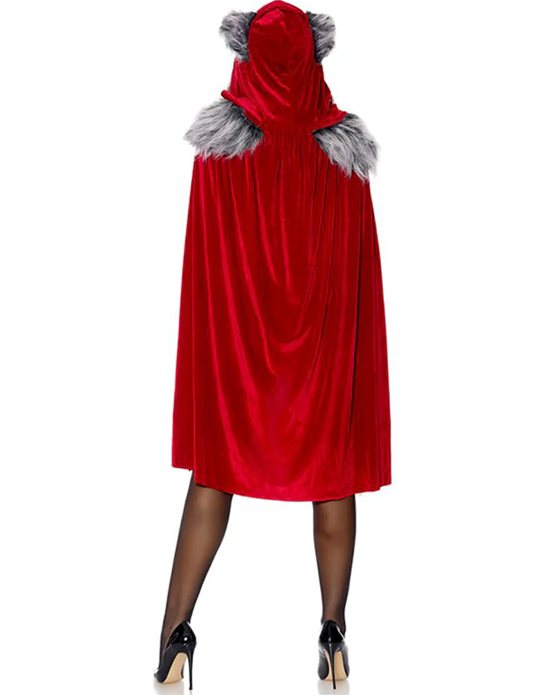 Red Haute Riding Hood Womens Costume - Image 4