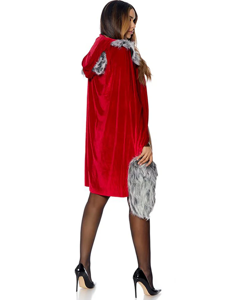 Red Haute Riding Hood Womens Costume - Image 5