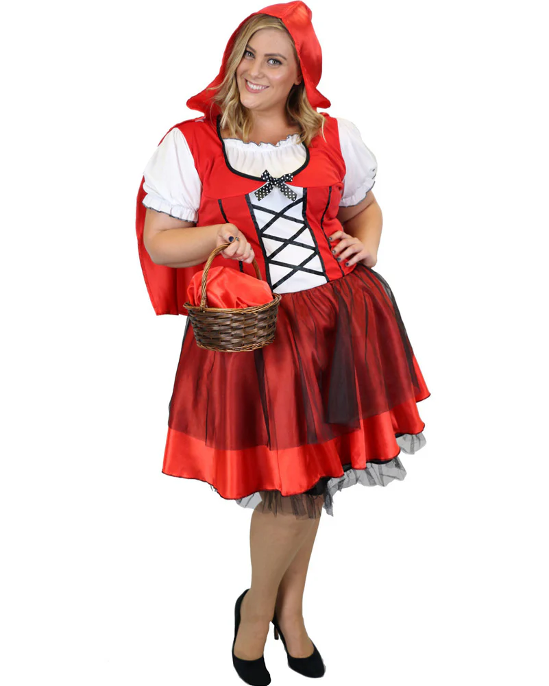 Red Hood Sweetie Womens Plus Size Book Week Costume