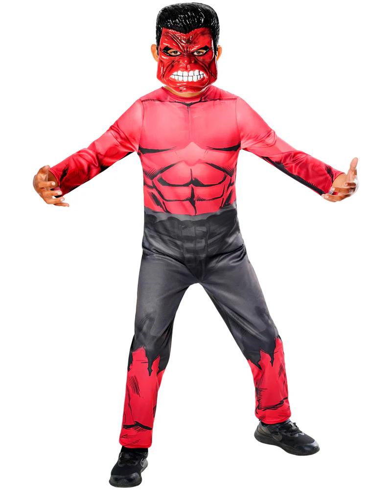 Red Hulk Boys Costume - Image 3