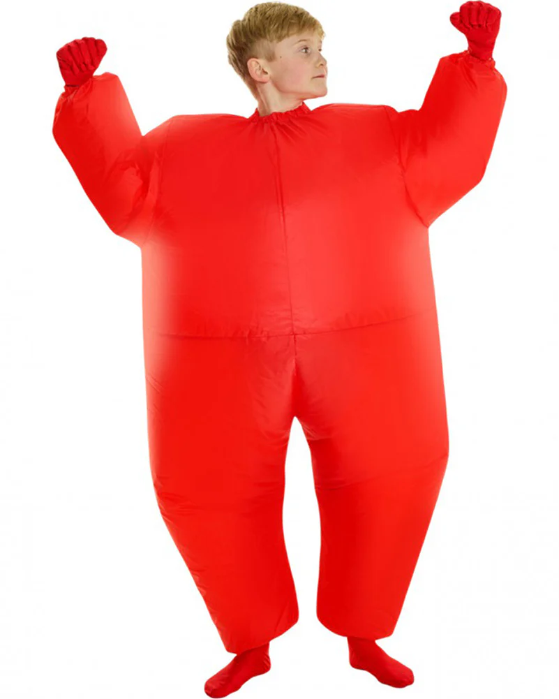 Red Megamorph Inflatable Kids Costume - Image 3