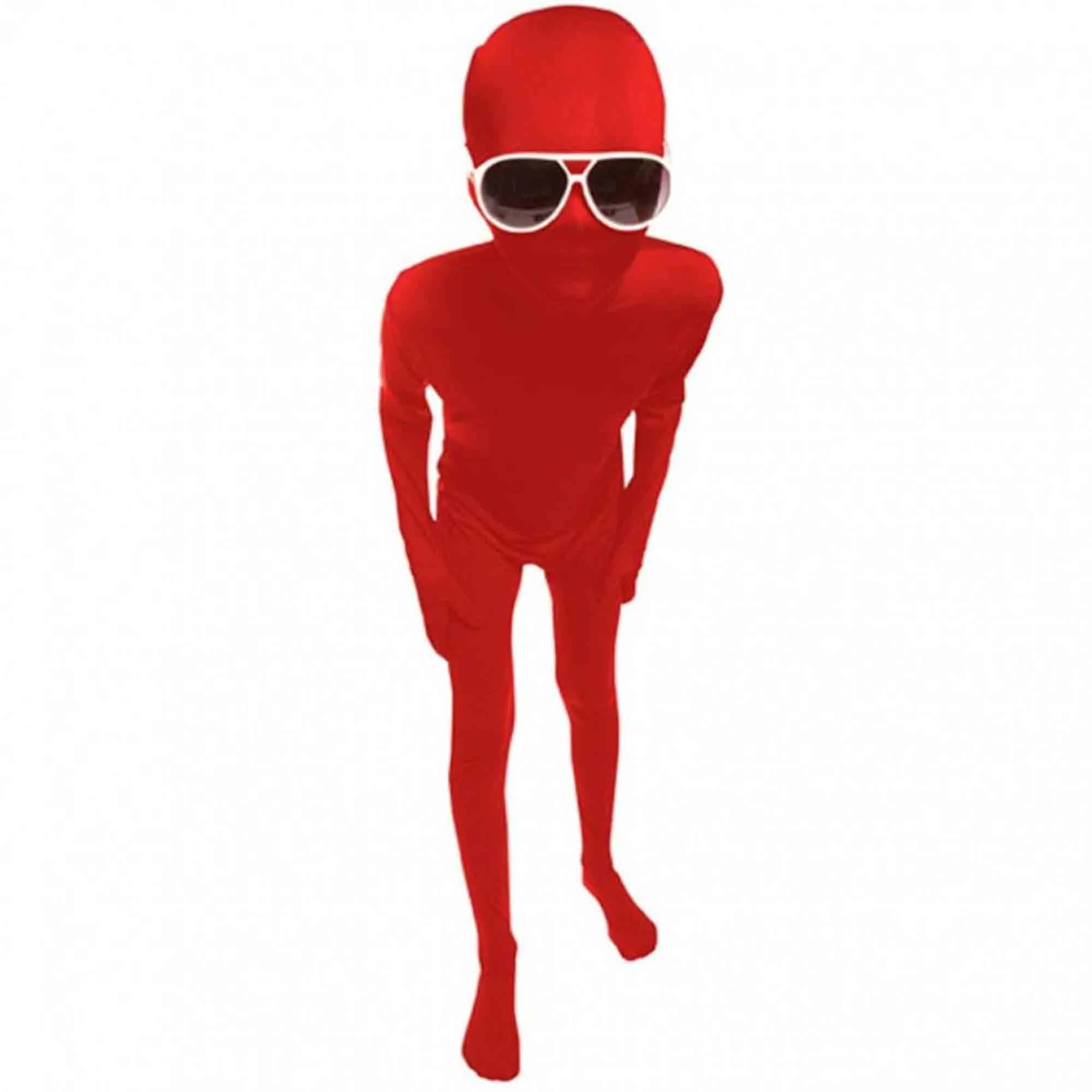 Red Morphsuit Kids Costume 4-6 Years