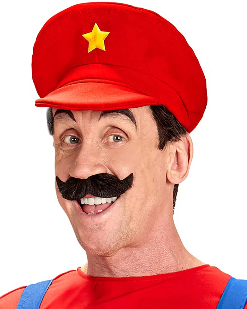 Red Plumber Adult Hat - Image 3