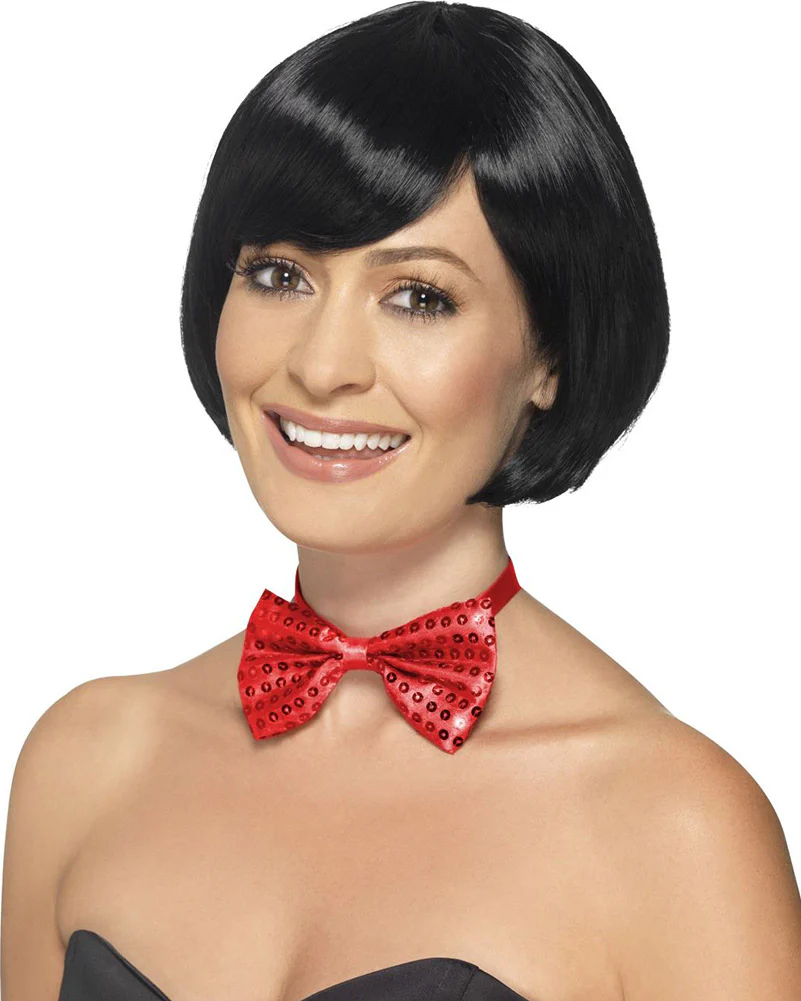 Red Sequin Bow Tie - Image 2