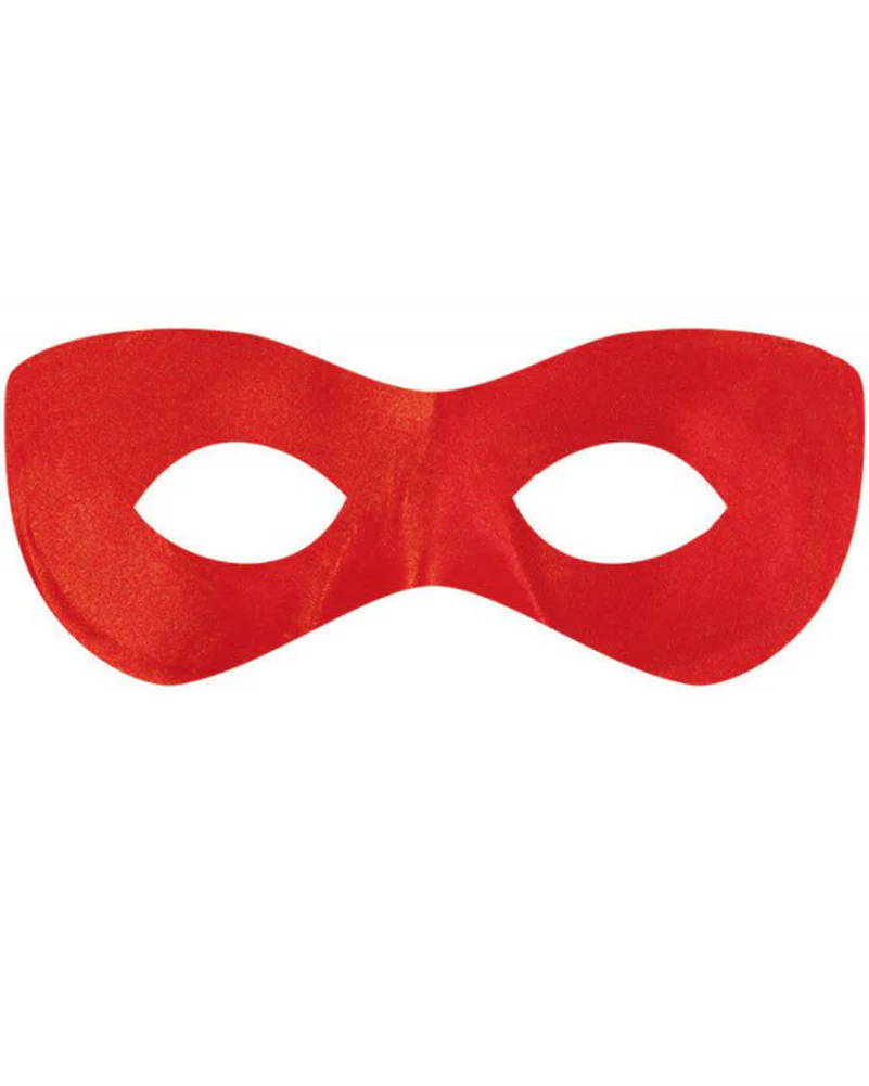 Red Superhero Eye Mask
