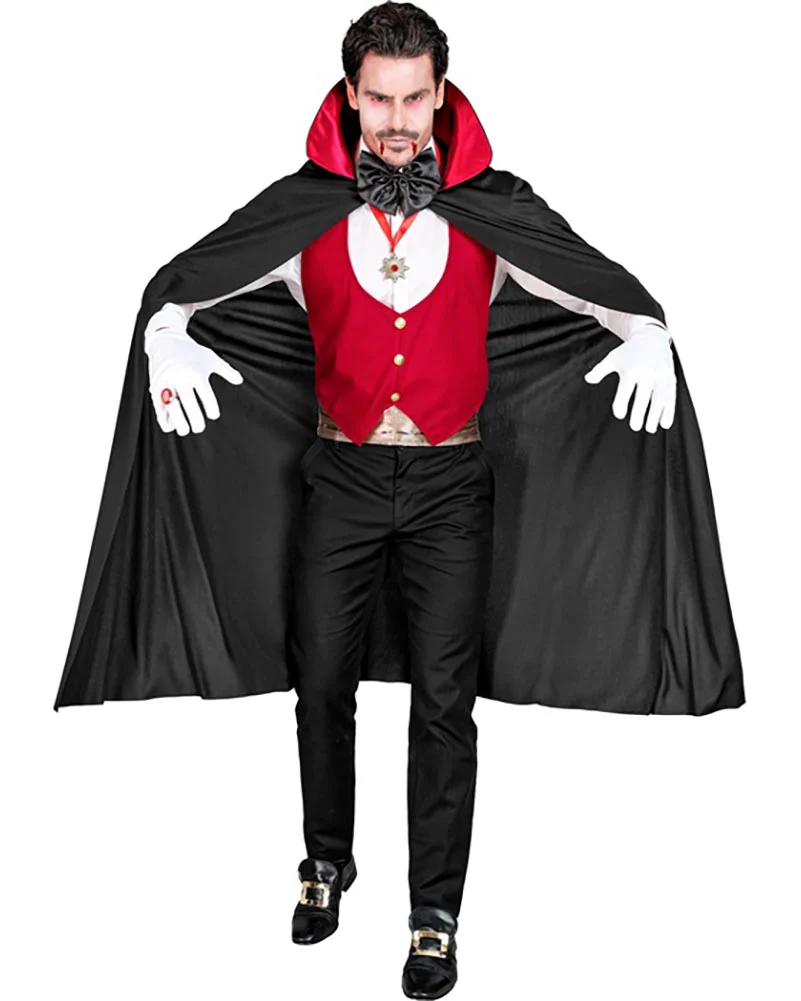 Red Vest Vampire Mens Costume - Image 2