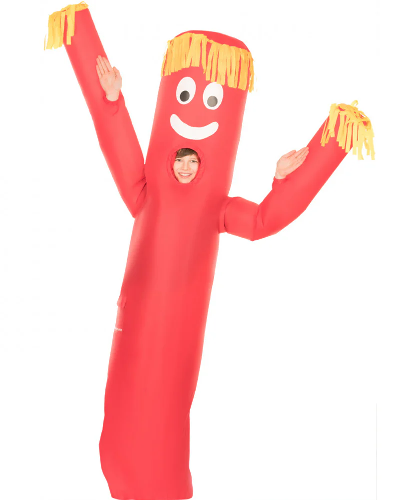 Red Wavy Arm Guy Inflatable Kids Costume - Image 2