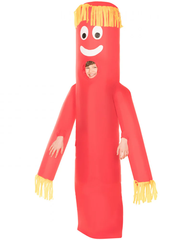 Red Wavy Arm Guy Inflatable Kids Costume - Image 3