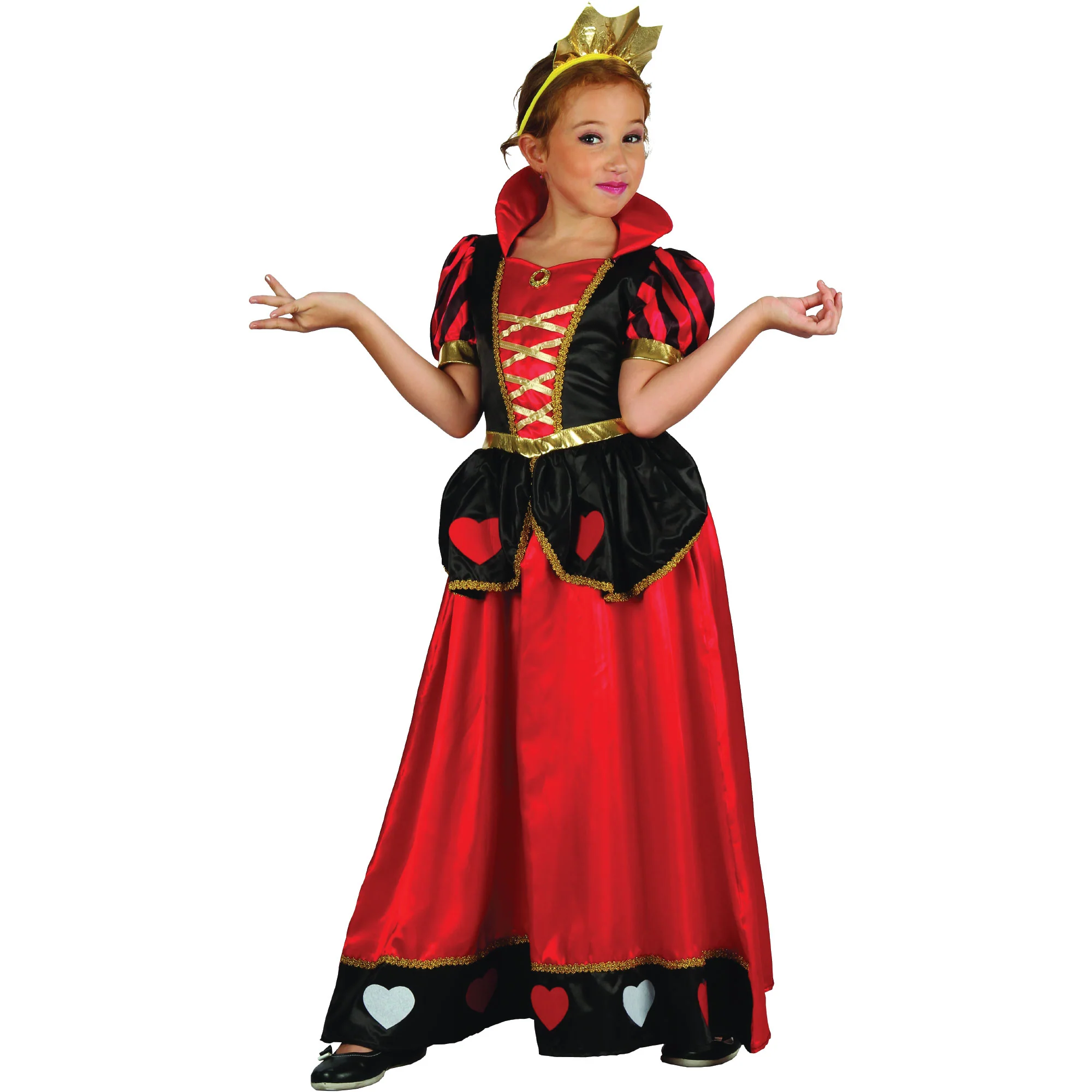 Regal Queen of Hearts Girls Book Week Costume 10-12 Years