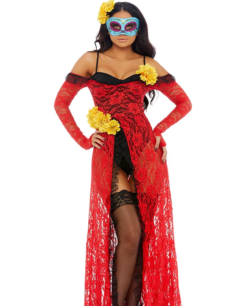 Reina De Muerte Womens Costume - Image 2
