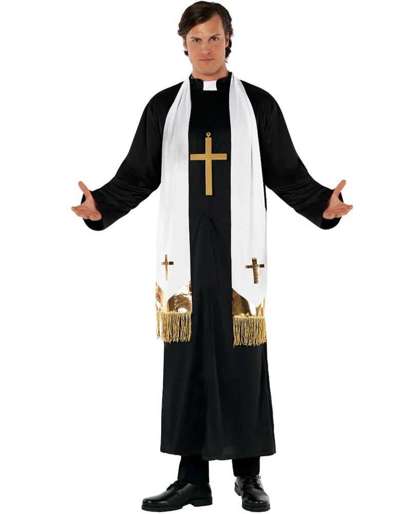 Religious Priest Mens Costume - Image 6