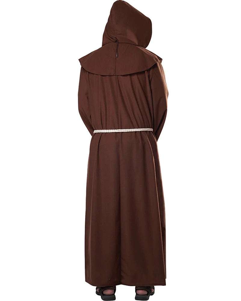 Renaissance Friar Mens Costume - Image 2