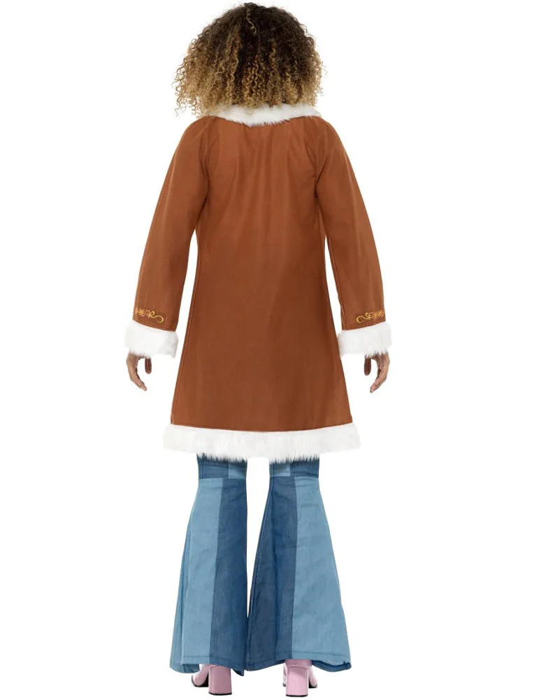 60s Retro Afghan Womens Coat - Image 3