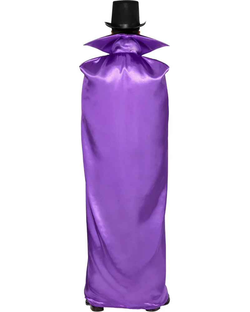 Reversible Purple and Black Count Cape - Image 2