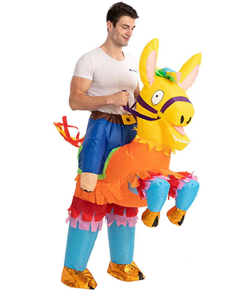 Riding A Llama Inflatable Adult Costume - Image 4