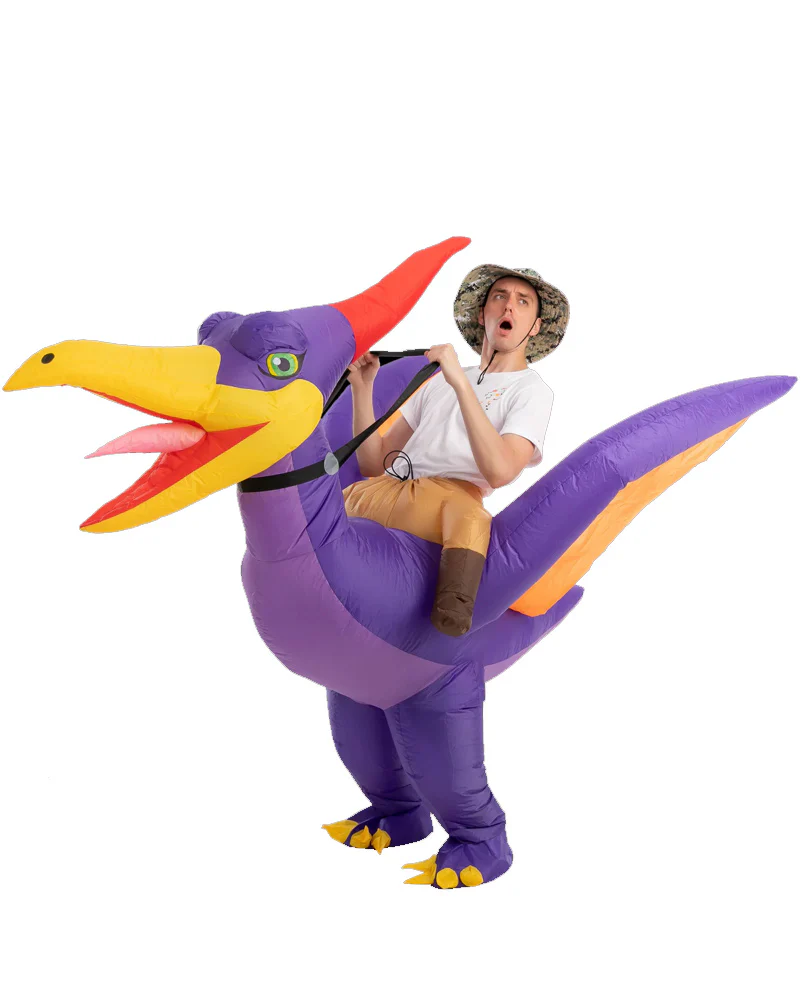 Riding A Pteranodon Inflatable Adult Costume - Image 3