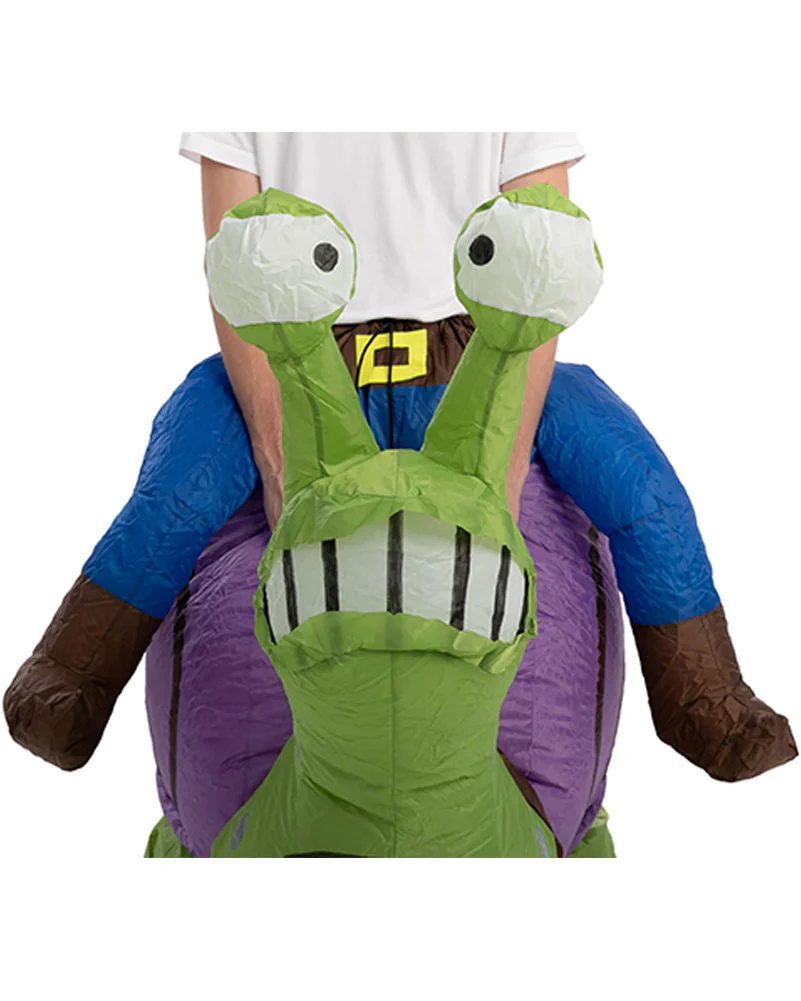 Riding A Snail Inflatable Adult Costume - Image 2
