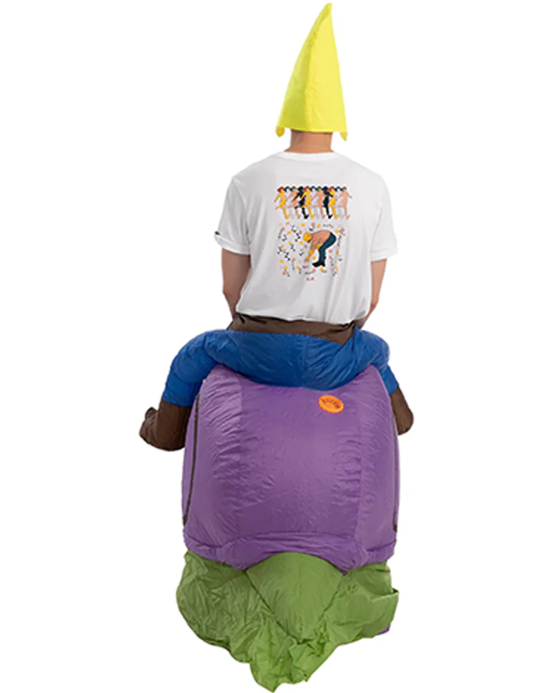 Riding A Snail Inflatable Adult Costume - Image 3