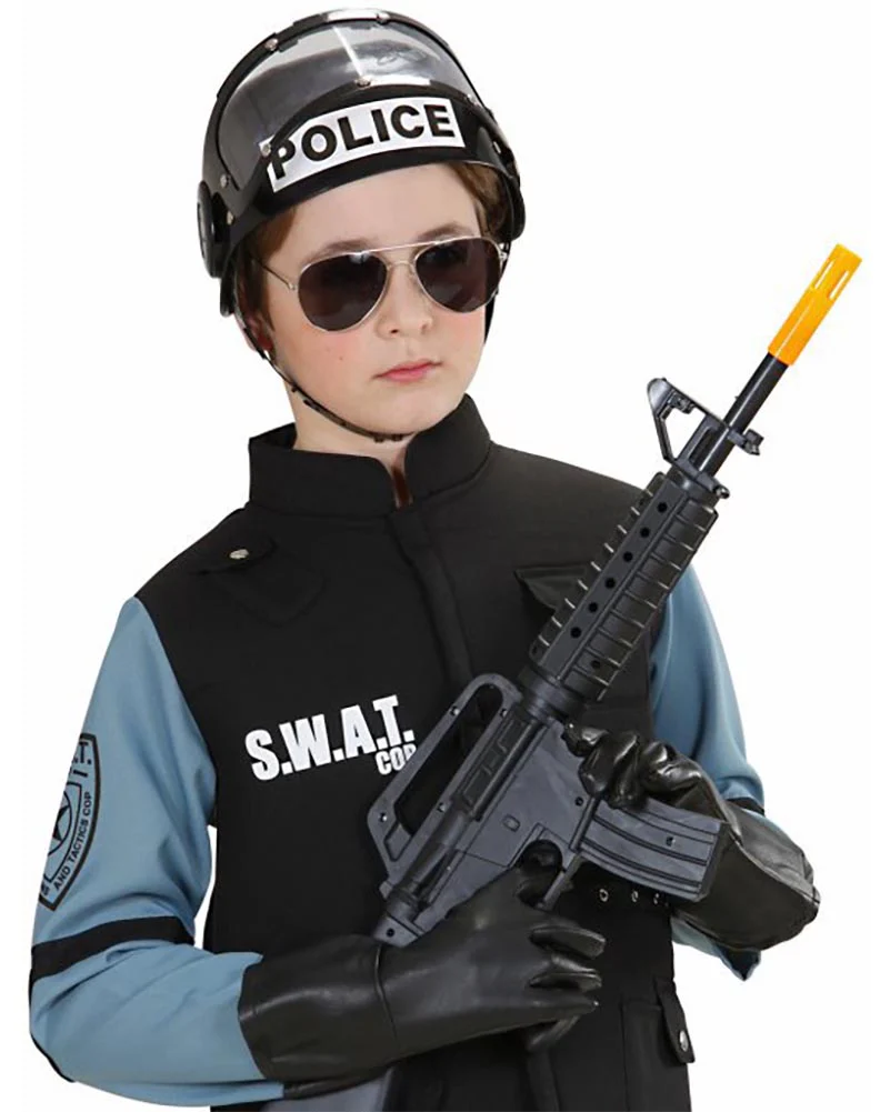 Riot Police Kids Helmet - Image 4