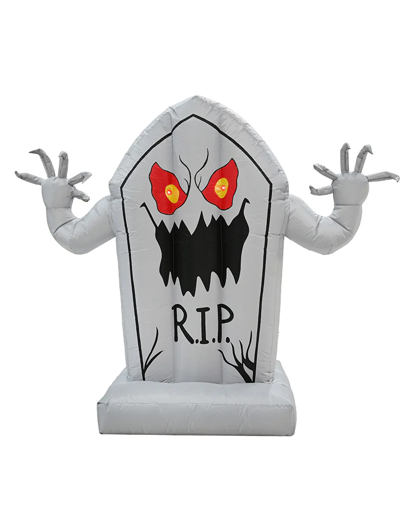 Rip Tombstone LED Eyes Lawn Inflatable 1.5m - Image 2