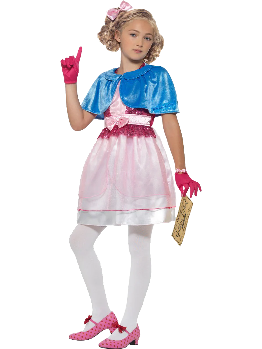 Roald Dahl Deluxe Veruca Salt Kids Book Week Costume