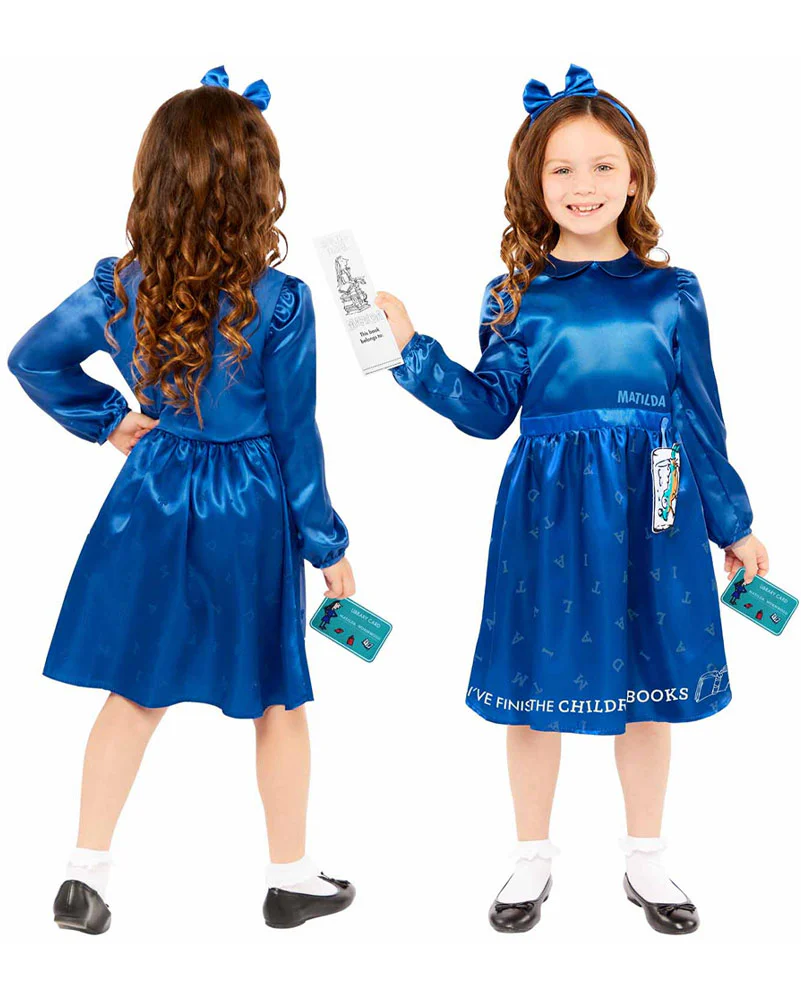Roald Dahl Matilda Sustainable Girls Book Week Costume - Image 3