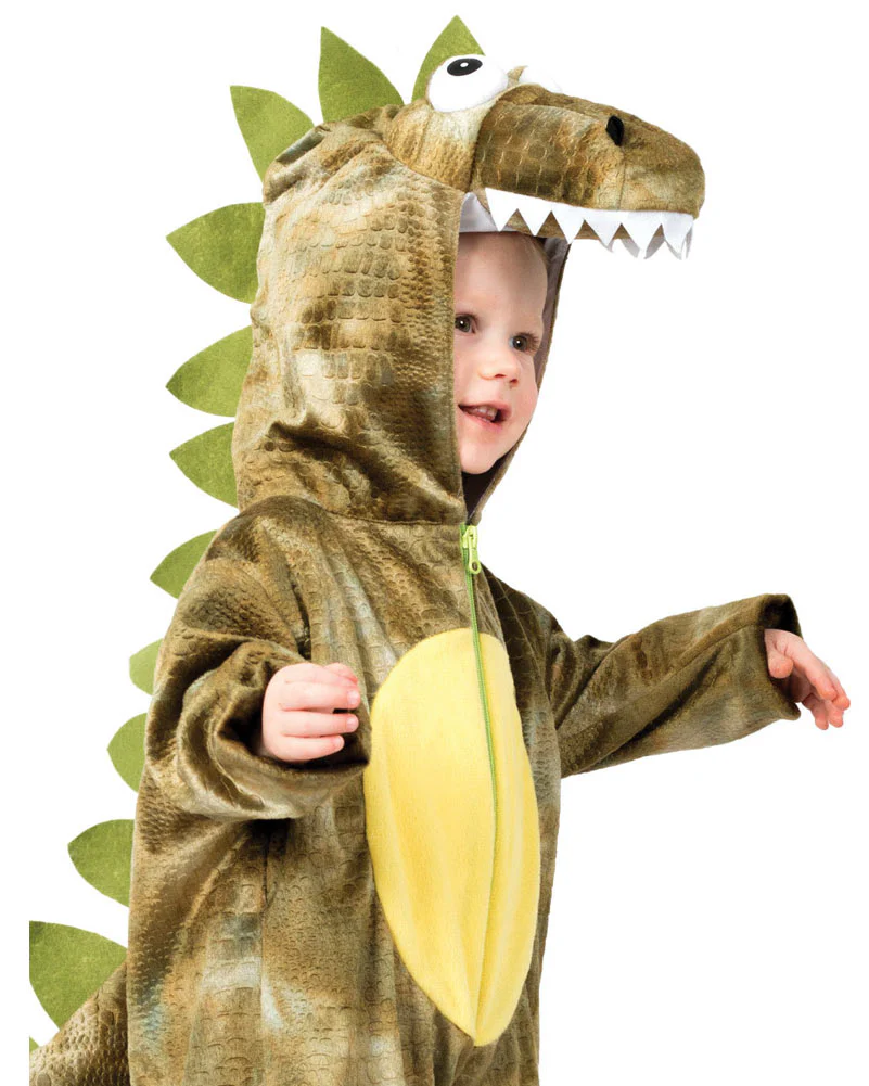 Roarin Rex Green Dinosaur Toddler and Kids Costume - Image 2