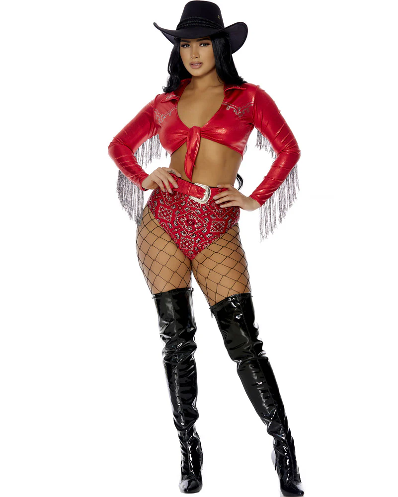 Rodeo Fever Cowgirl Womens Costume - Image 2