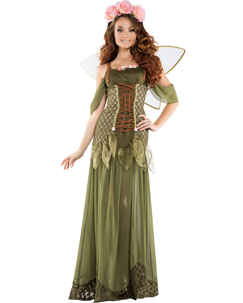 Rose Fairy Princess Womens Costume
