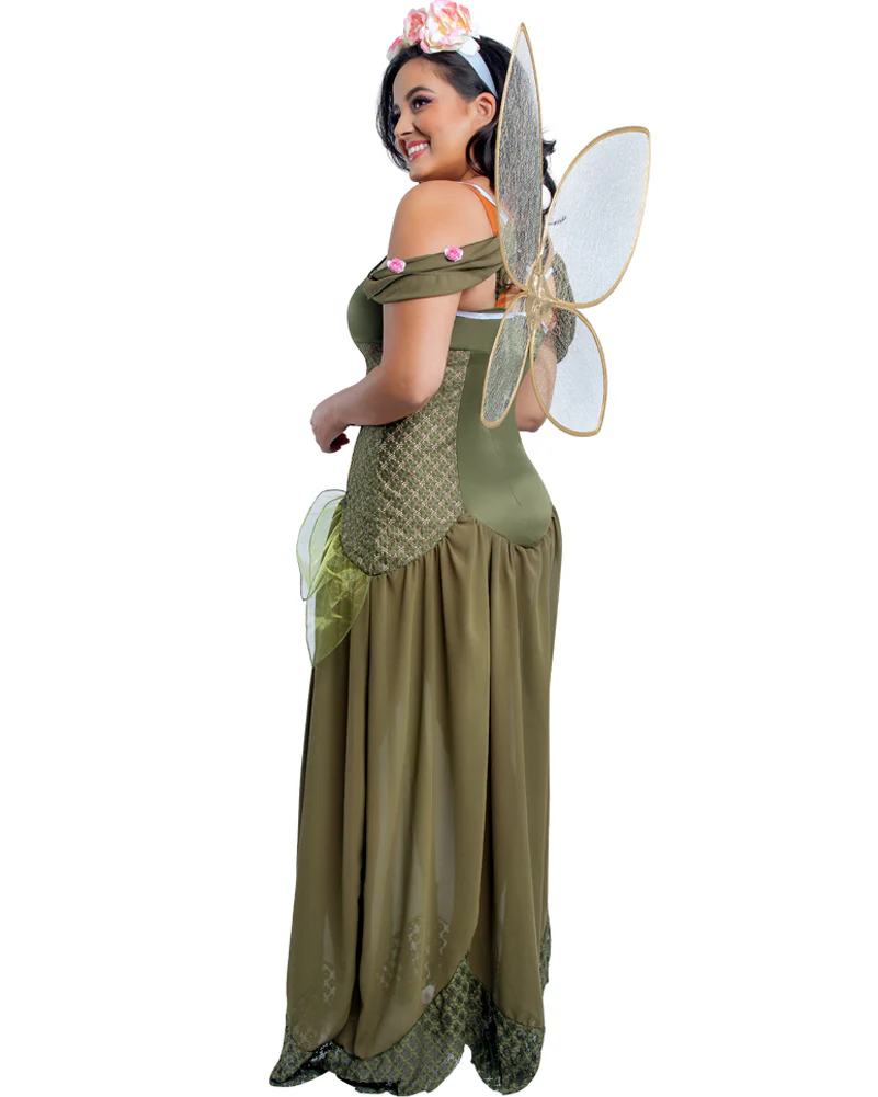 Rose Fairy Princess Womens Plus Size Book Week Costume - Image 2