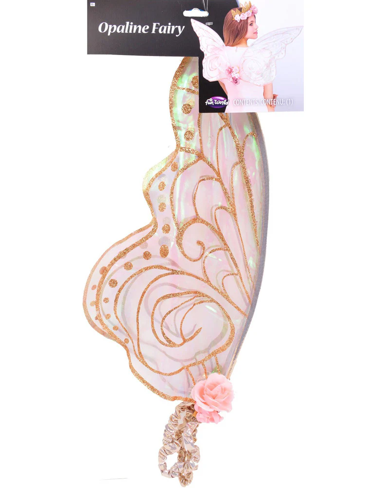 Rose Gold and Pink Opaline Fairy Wings - Image 2