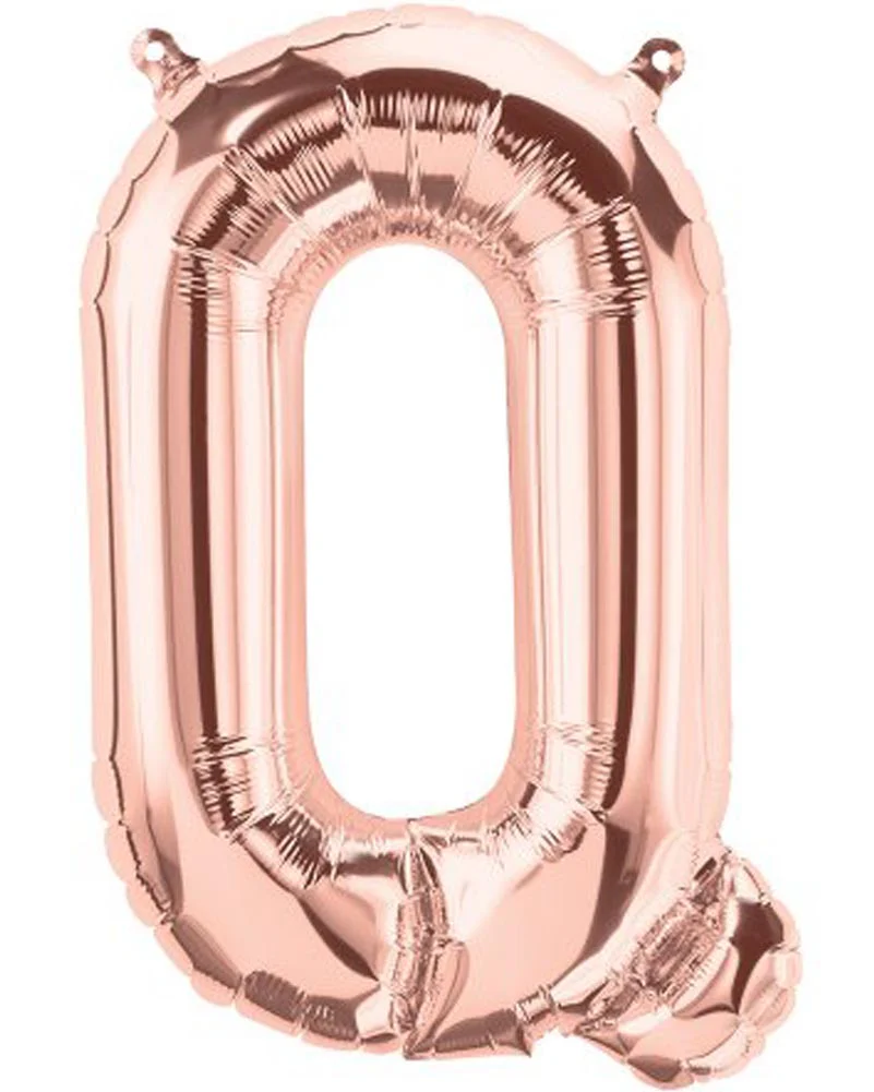 Rose Gold Letter Q Foil Balloon