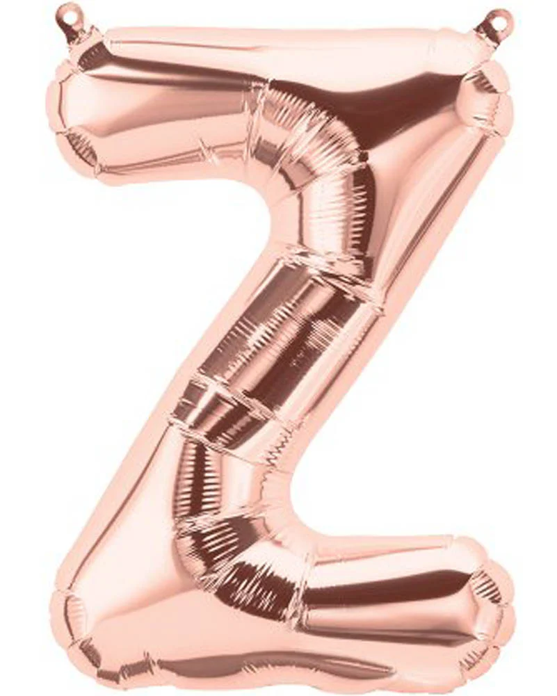 Rose Gold Letter Z Foil Balloon