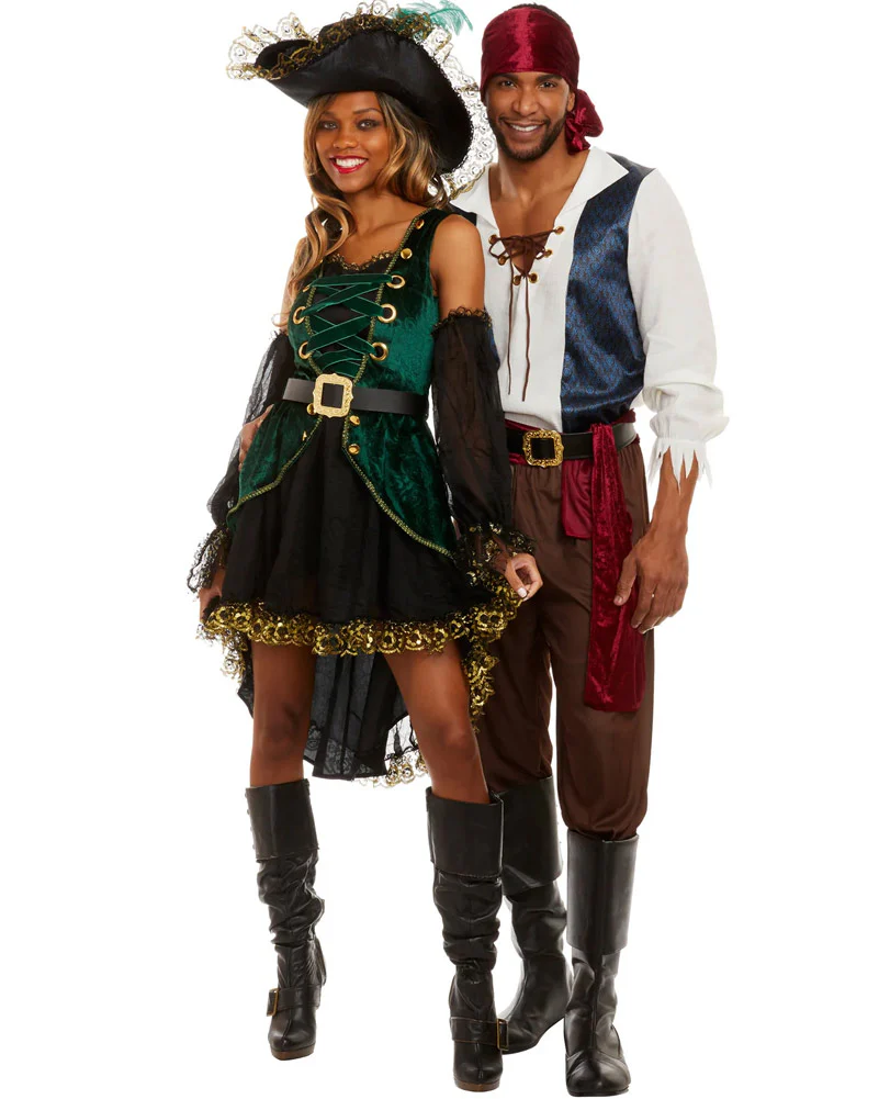 Rugged Rogue Pirate Mens Costume - Image 3