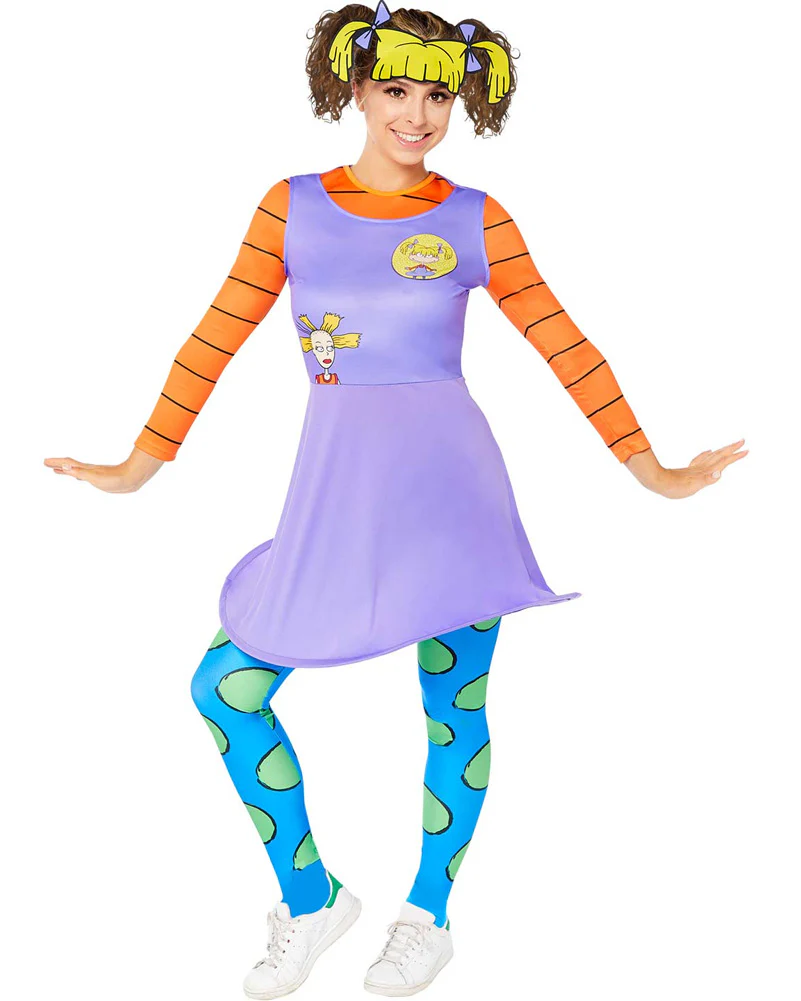 Rugrats Angelica Womens Costume - Image 4