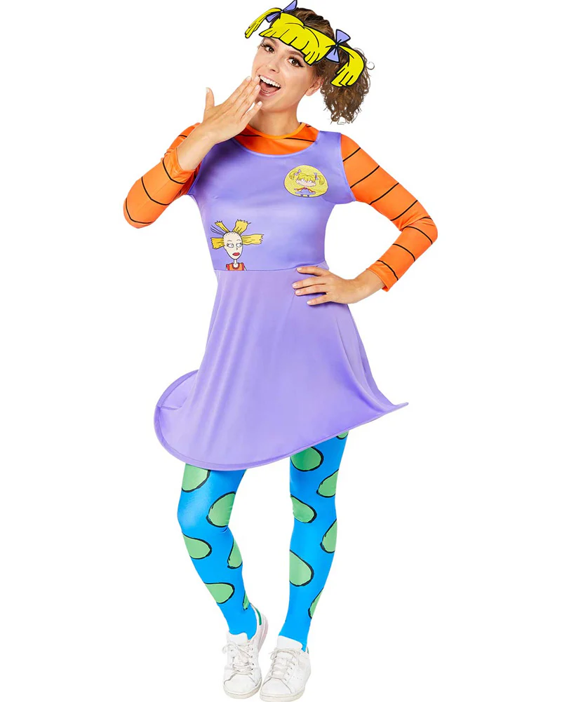 Rugrats Angelica Womens Costume - Image 5