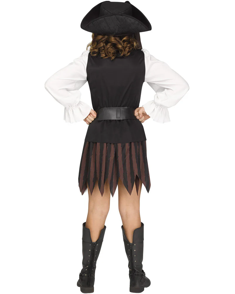 Rustic Pirate Maiden Girls Book Week Costume - Image 2
