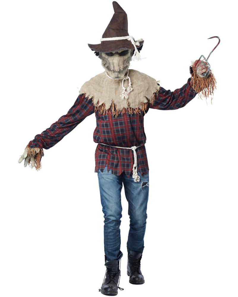 Sadistic Scarecrow Ani Motion Deluxe Mens Costume - Image 3