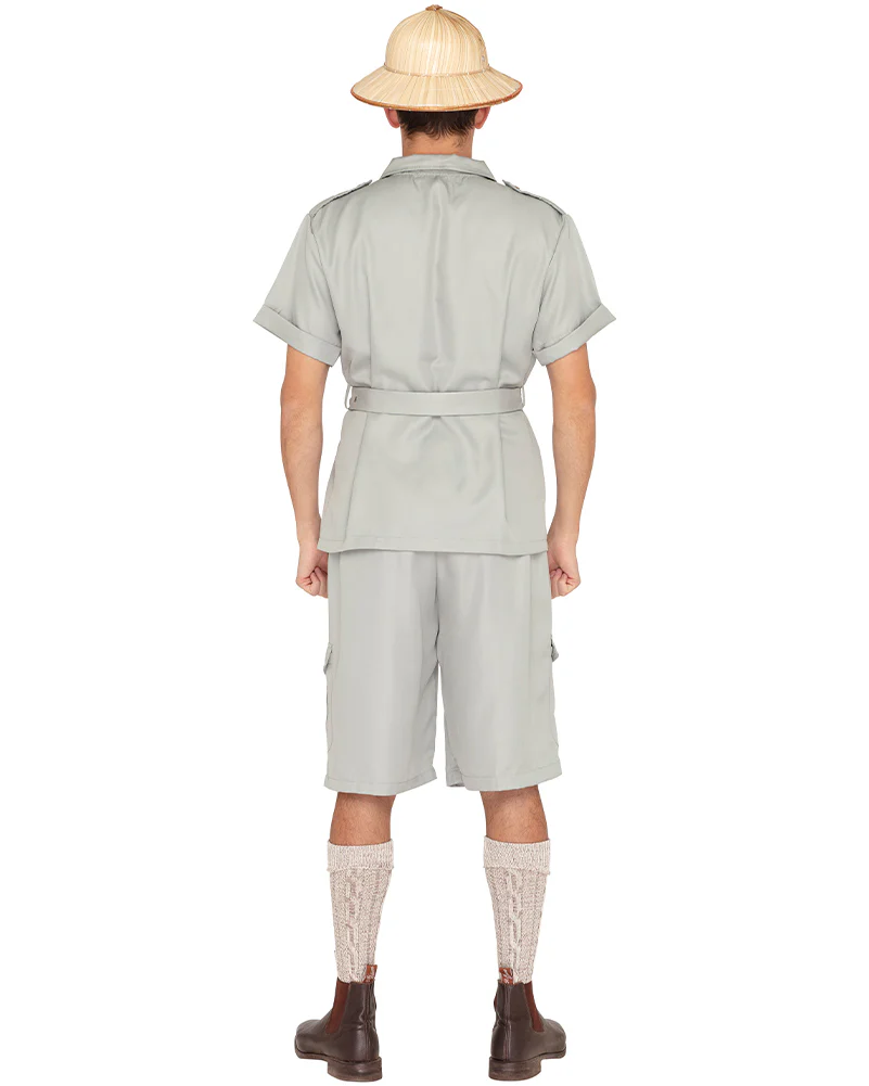 Safari Suit Deluxe Adult Book Week Costume - Image 4