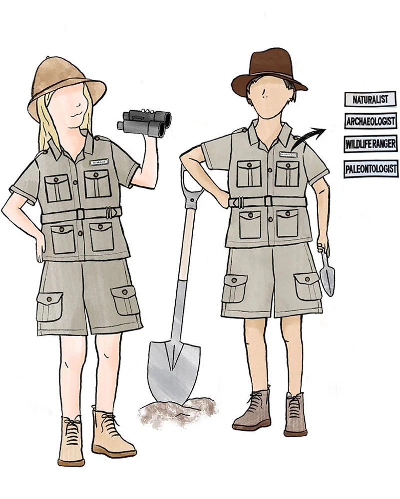Safari Suit Deluxe Adult Plus Size Book Week Costume - Image 10