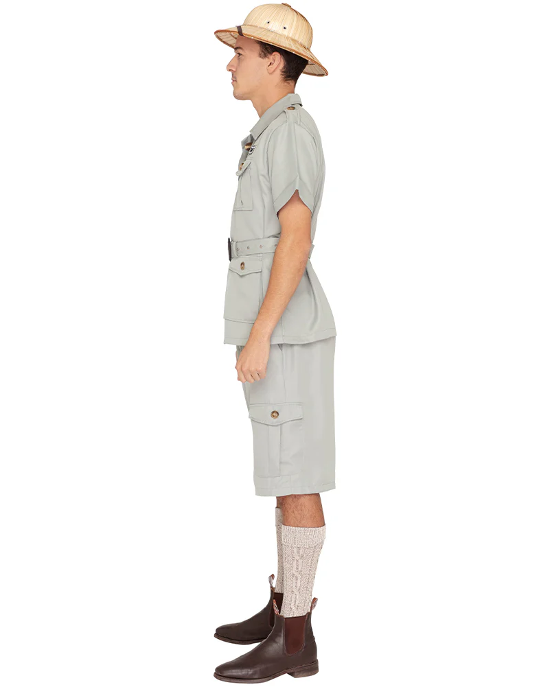 Safari Suit Deluxe Adult Plus Size Book Week Costume - Image 3
