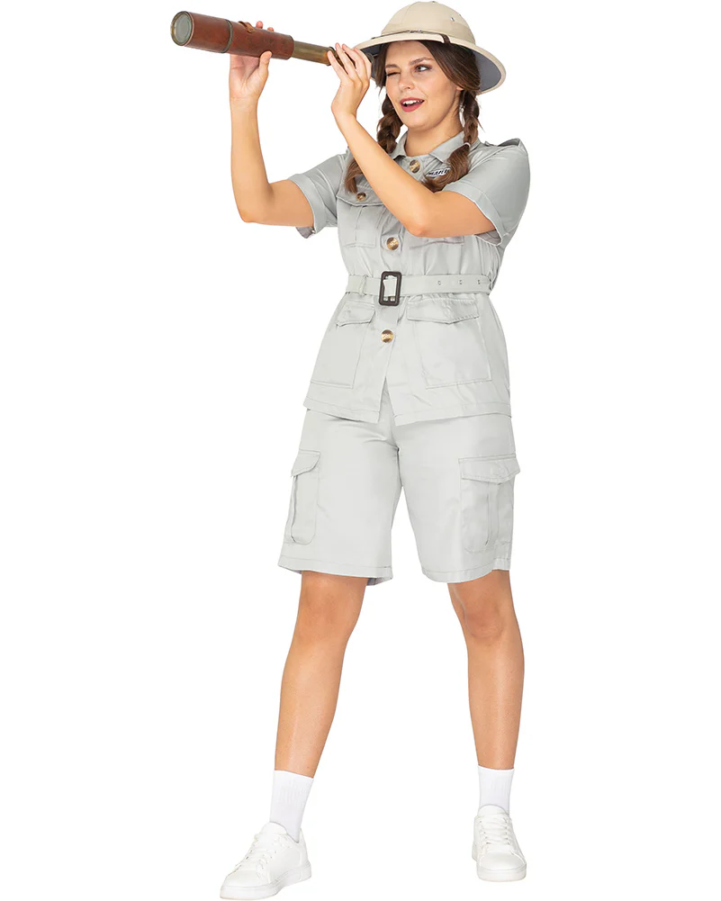 Safari Suit Deluxe Adult Plus Size Book Week Costume - Image 5