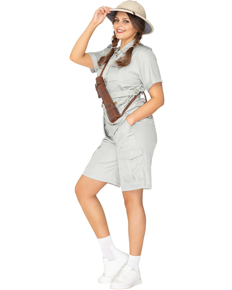 Safari Suit Deluxe Adult Plus Size Book Week Costume - Image 6